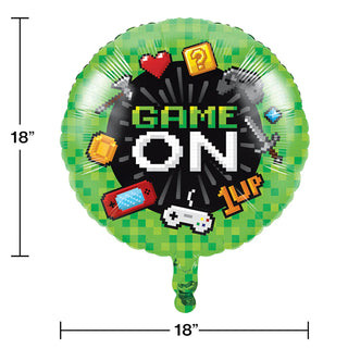 Video Gamer Mylar Balloon