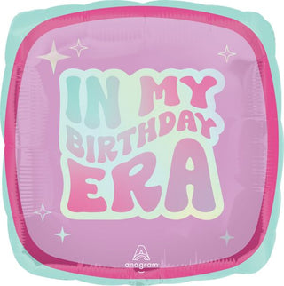 Birthday Eras Mylar Balloon
