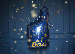 Best Dad # 1 Dad Shape Balloon