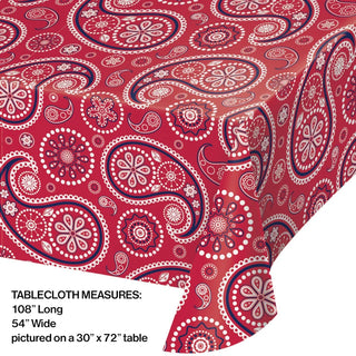 Paisley Farm Birthday Tablecover