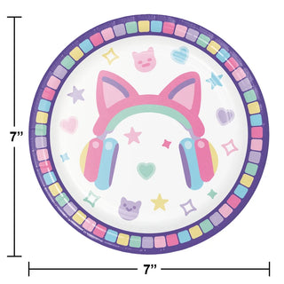 Girl Gamer Birthday Small Plates
