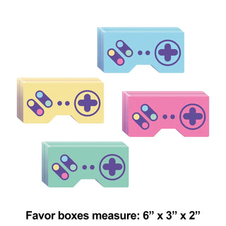 Girl Gamer Favor Boxes