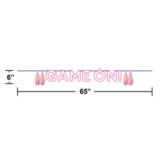 Girl Gamer Game On Banner