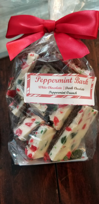 Peppermint Bark with Dark Chocolate