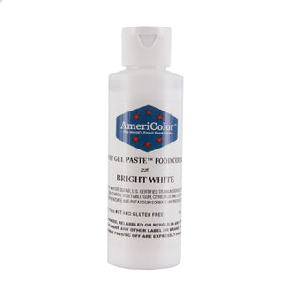 Americolor Bright White Color Gel Paste 6 oz