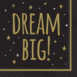 You Did It Beverage Napkins! Dream Big/ 16 Count