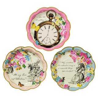 Alice in Wonderland Dessert Plates