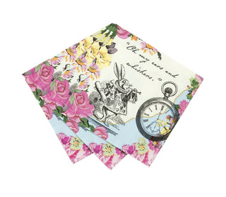 Alice in Wonderland Beverage Napkins