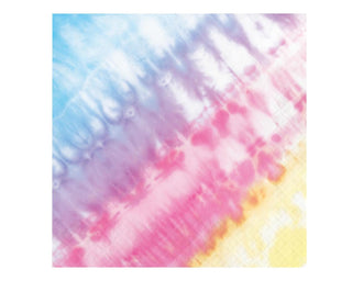 Tie Dye Party Luncheon Napkin