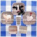 Rustic Wood Dessert Plates