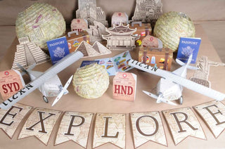 Around The World - Luncheon Napkins / 16 Count/2 Ply