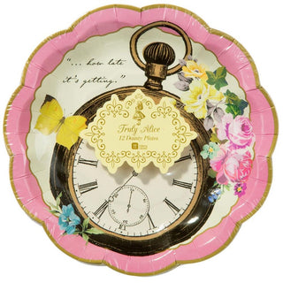 Alice in Wonderland Dessert Plates