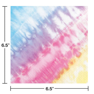 Tie Dye Party Luncheon Napkin