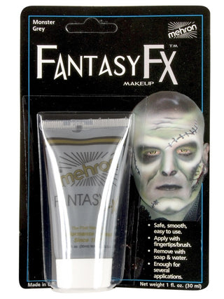 Mehron Fantasy FX Cream Monster Grey Face Paint 1 oz