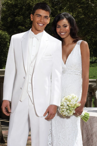 White Troy Modern Fit Tuxedo