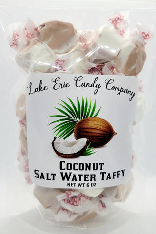 Coconut Salt Water Taffy 6 oz Bag