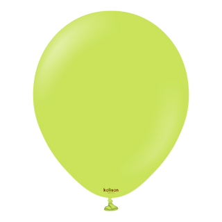 Kalisan Lime Green Latex Balloons 12 inch 50 Pack