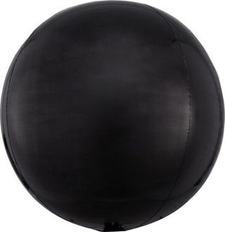 Black Orb Mylar Balloon