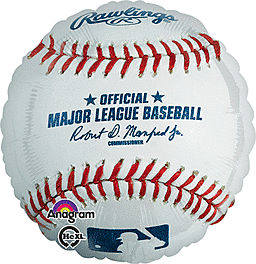 MLB Baseball Mylar Balloon