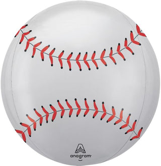 Baseball Orb Mylar Balloon