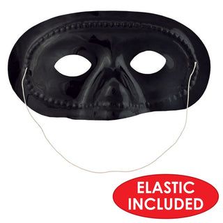 Black Masquerade Half Mask