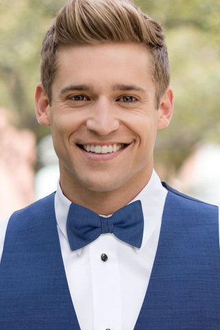 Ike Behar Indigo Blue Ultra Slim Fit Tuxedo