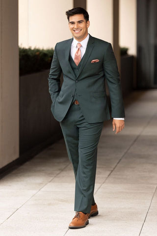 Ike Behar Hunter Green Luka Tuxedo