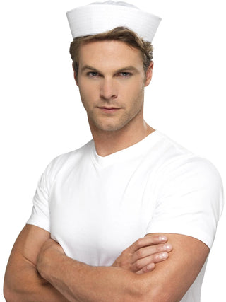 White Sailor Hat/Dough Boy Hat