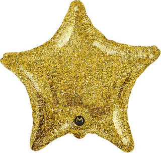 Gold Crackled Star Mylar