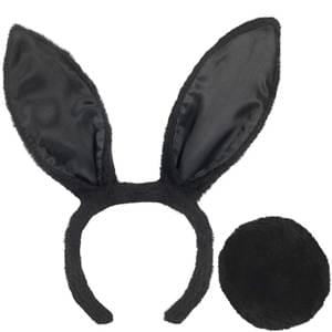 Black Bunny Ears