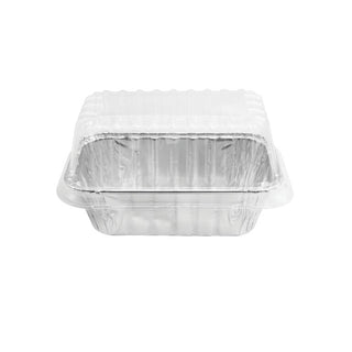 1 LB ALUMINUM FOIL MINI LOAF PANS W/ LIDS