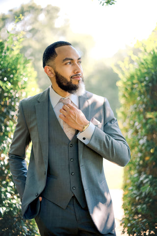 Michael Kors Medium Grey Performance Stretch Tuxedo