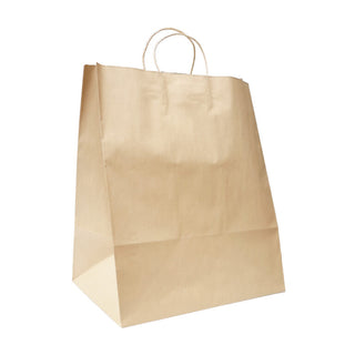 PAPER BAGS 14″ X 10″ X 17″ W/ TWISTED HANDLES BROWN