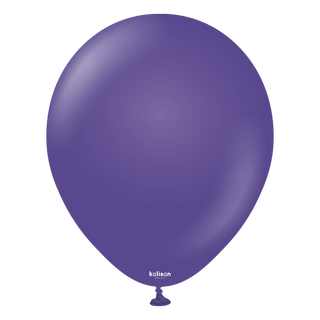 Kalisan Violet Latex Balloons 12 inch 50 Pack