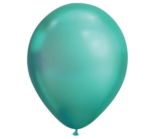 Chrome Green Latex Balloon