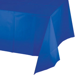 Royal Blue Plastic Tablecloth