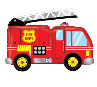 Fire Truck Shape Balloon