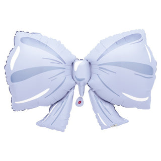 Jumbo Matte Blue Bow Shape Balloon