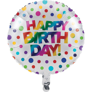 Rainbow Birthday Mylar