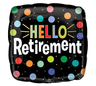 Hello Retirement Balloon