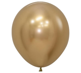 Sempertex Reflex Gold Latex Balloons 18 inch 15 Pack