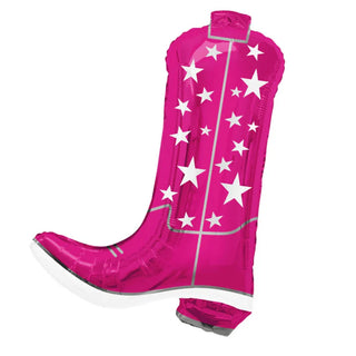 Hot Pink Cowgirl Boot Balloon