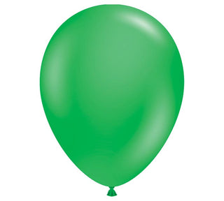 Tuftex Green Latex Balloons 11 inch 100 Pack