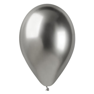 Germar Shiny Silver Latex Balloon 12 Inch