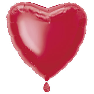 Red Heart Mylar Balloon 18 inch