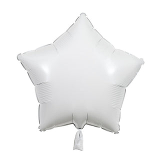 White Star Mylar Balloon