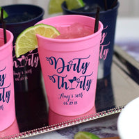 Plastic Stadium Personalized Cups / 50 Count