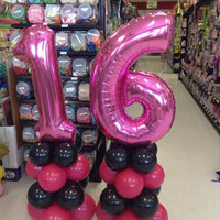 Age Balloon Columns