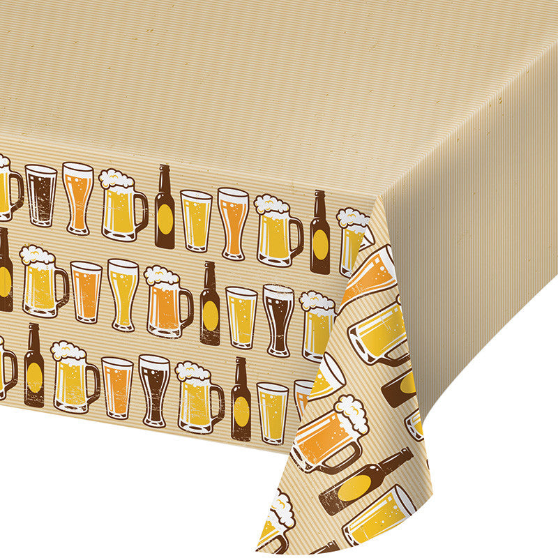 Beers and Cheers -Plastic Table Cover