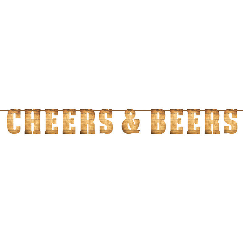 Beers and Cheers - Letter Banner
